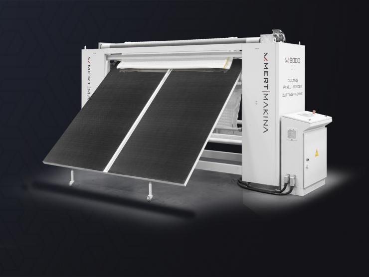 M-5400 Quilted Panel and Bordure Cutting Machine (Ramp Type)